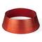 Glitzhome® 3ft. Red Glitter Metal Tree Collar